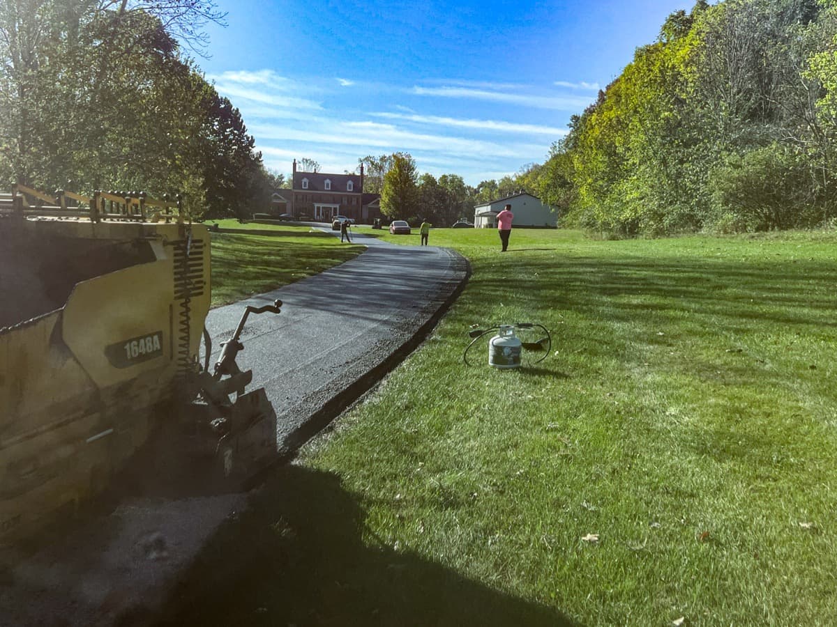 Paving In Progress — Marysville